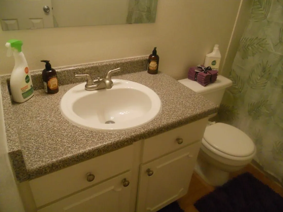 Badezimmer mit Badewanne