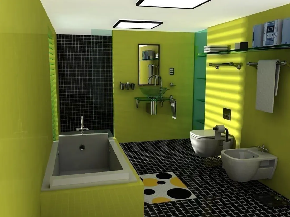Moderner Designboden im Innenraum