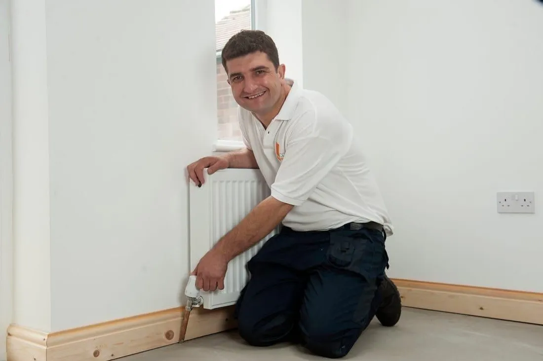 Heizkörper an der Wand