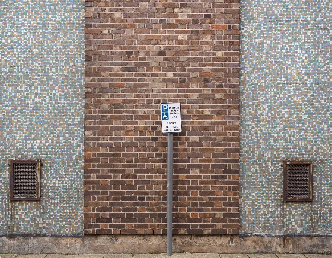 Mosaikfliesen an einer Wand